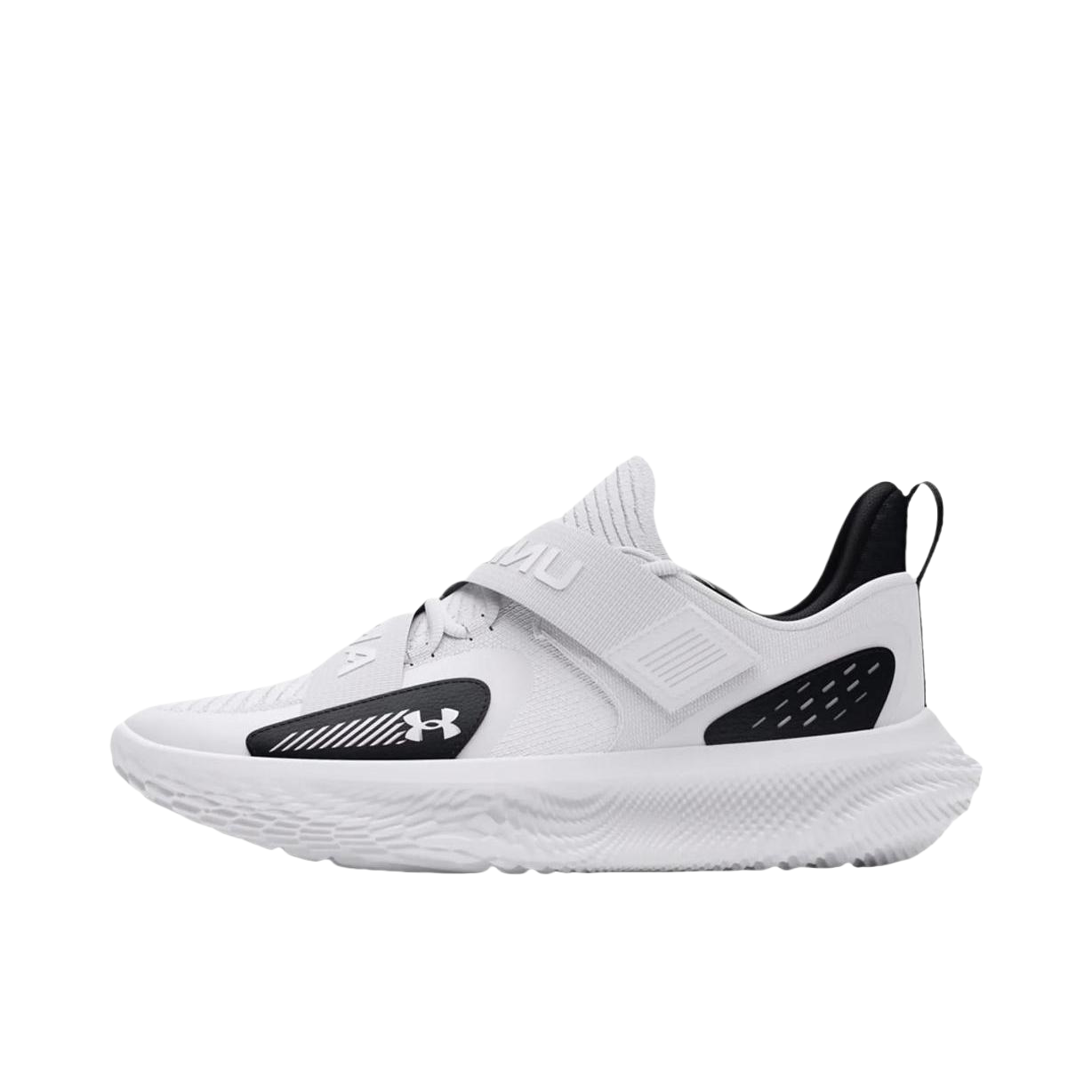 推荐商品：Under Armour/安德玛 FUTR X4 舒适缓震 防滑耐磨 潮流时尚 篮球鞋 白色/黑色