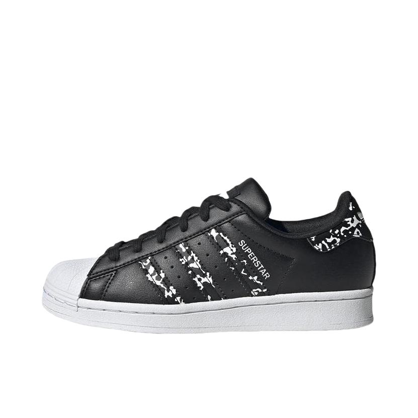 推荐商品：【宋雨琦同款】 adidas Originals Superstar 板鞋 轻便贝壳头薄底舒适百搭耐磨复古 白 色/黑色