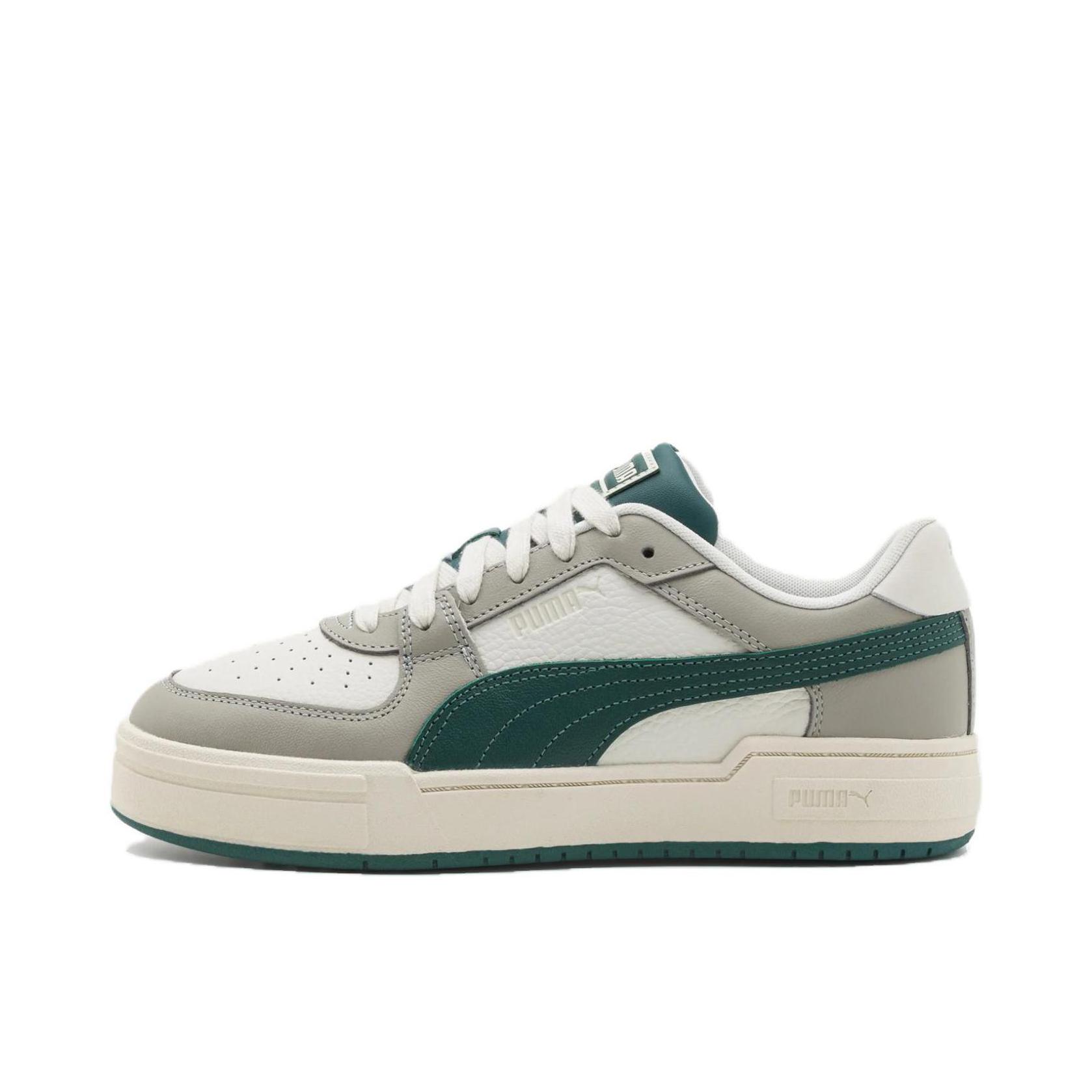 推荐商品：Puma/彪马 CA PRO CLASSIC II 小白鞋 板鞋 复古百搭防滑耐磨舒适轻便低帮系带 灰色/深绿色