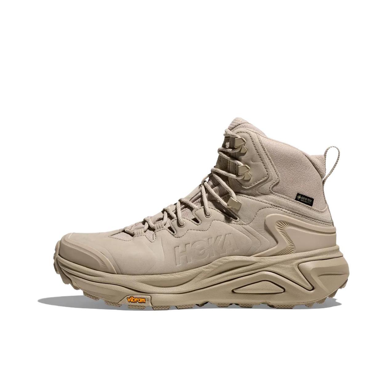 推荐商品：【井柏然同款】HOKA ONE ONE 卡哈3 KAHA 3 GTX 舒适透气 防滑耐磨 百搭耐用 防水 秋冬 户外 登山鞋 徒步鞋 中帮/亚麻色/橡木白