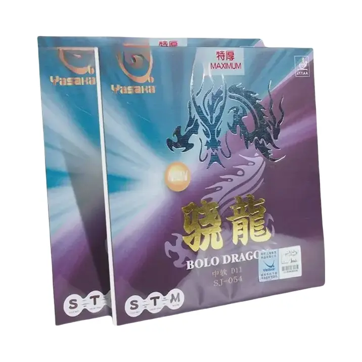 推荐商品：亚萨卡 骁龙 粘性 专业版 乒乓球拍胶皮