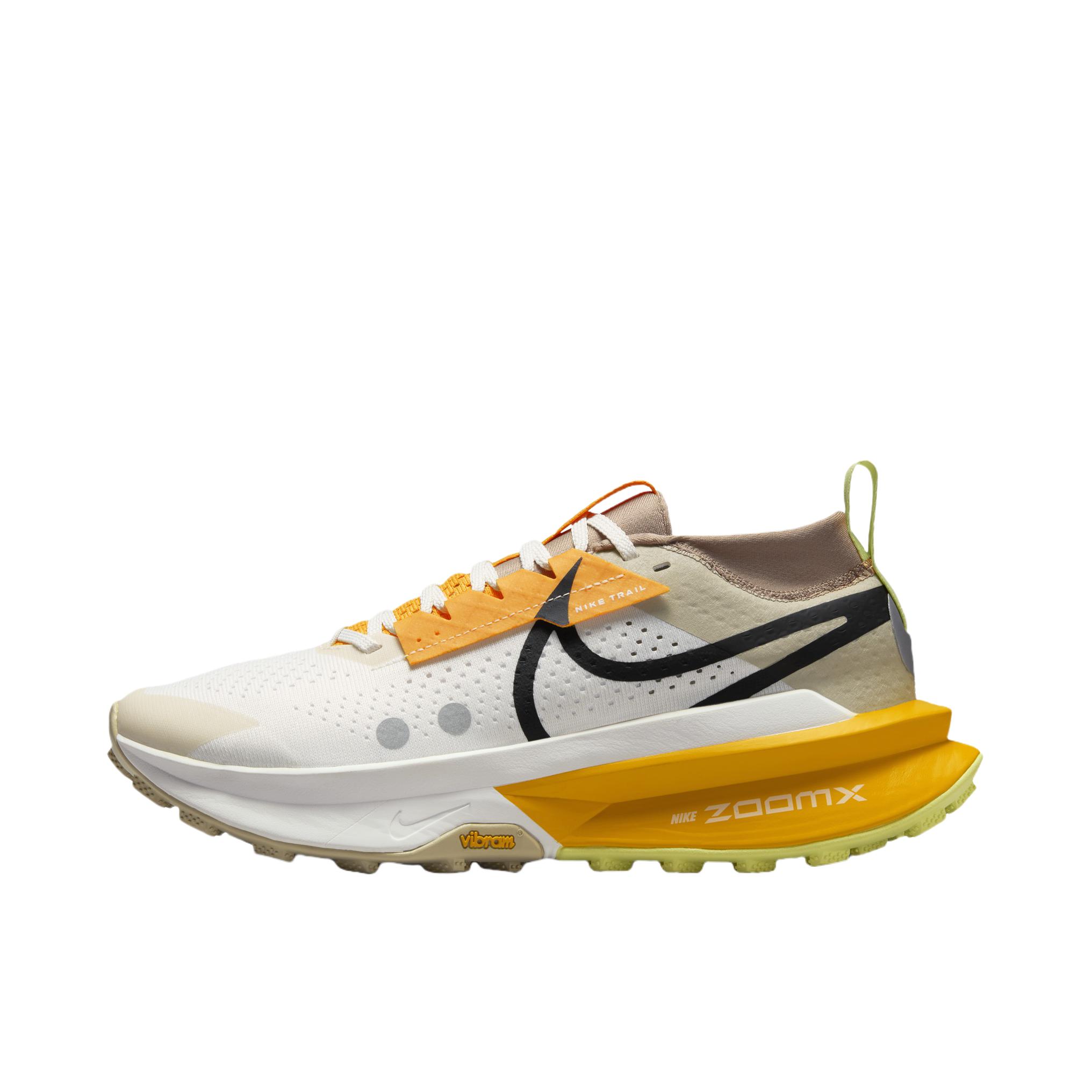 推荐商品：Nike Zegama Trail 2 跑鞋 舒适缓震防滑耐磨轻便透气时尚百搭织物贴合回弹支撑 幻影灰白/黑色/卡其色/貂棕/大学金