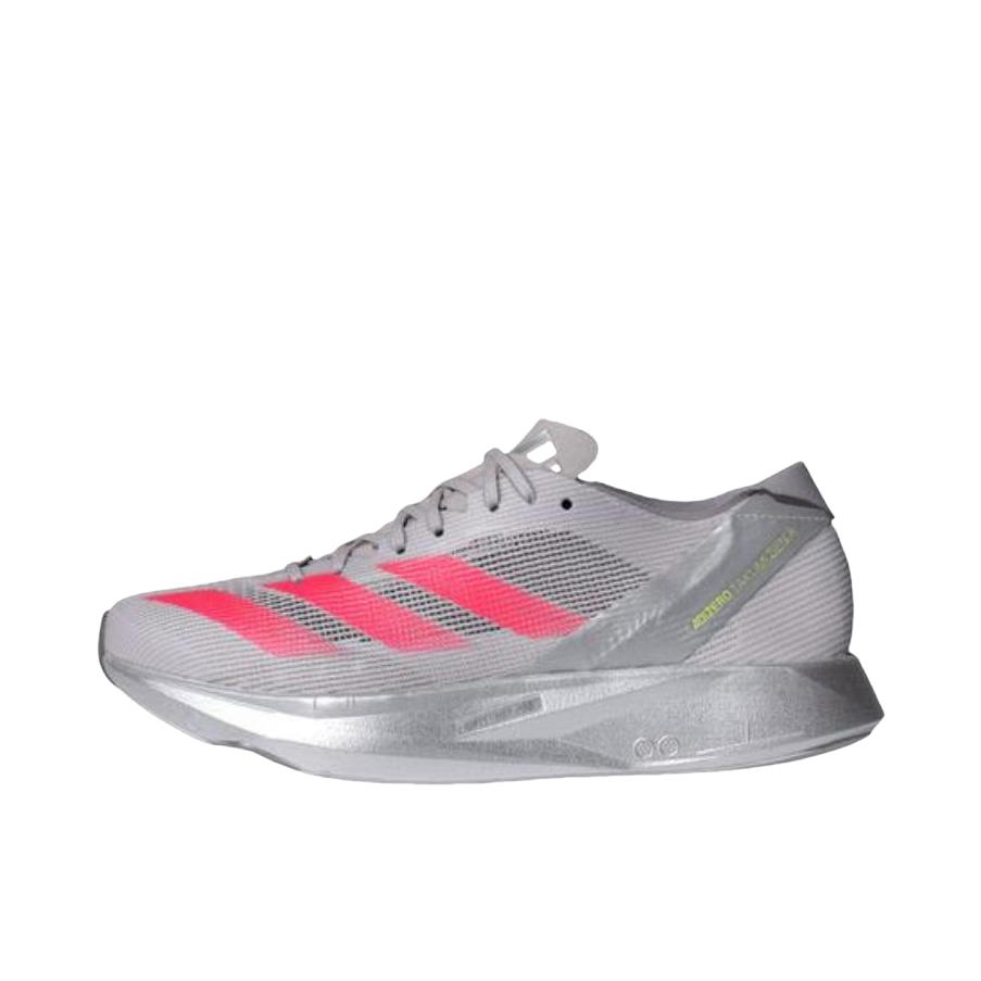 推荐商品：adidas Adizero Takumi Sen 10 跑鞋 稳定支撑能量碳柱缓震透气感 灰色/红色