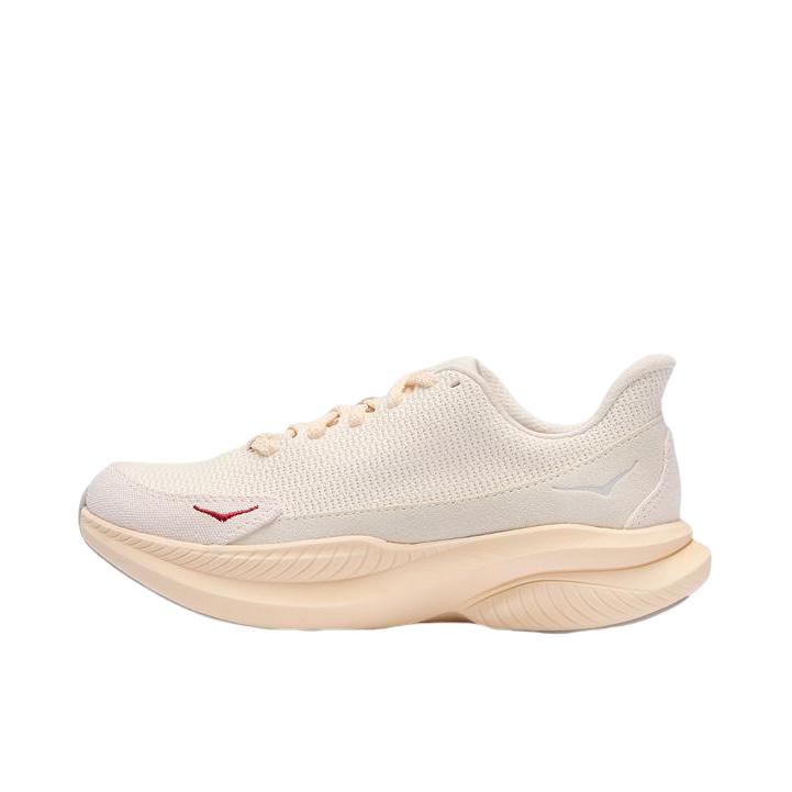 推荐商品：HOKA ONE ONE  MACH 6  舒适百搭 防滑耐磨 透气轻便 织物  跑鞋 女款/米色