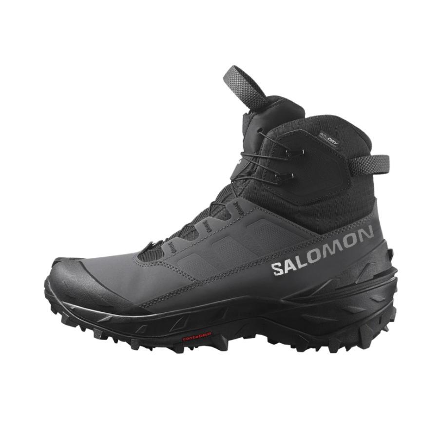 推荐商品：Salomon/萨洛蒙  CROSTRAK  防滑耐磨  高帮  厚底 舒适百搭 户外  登山鞋 黑色