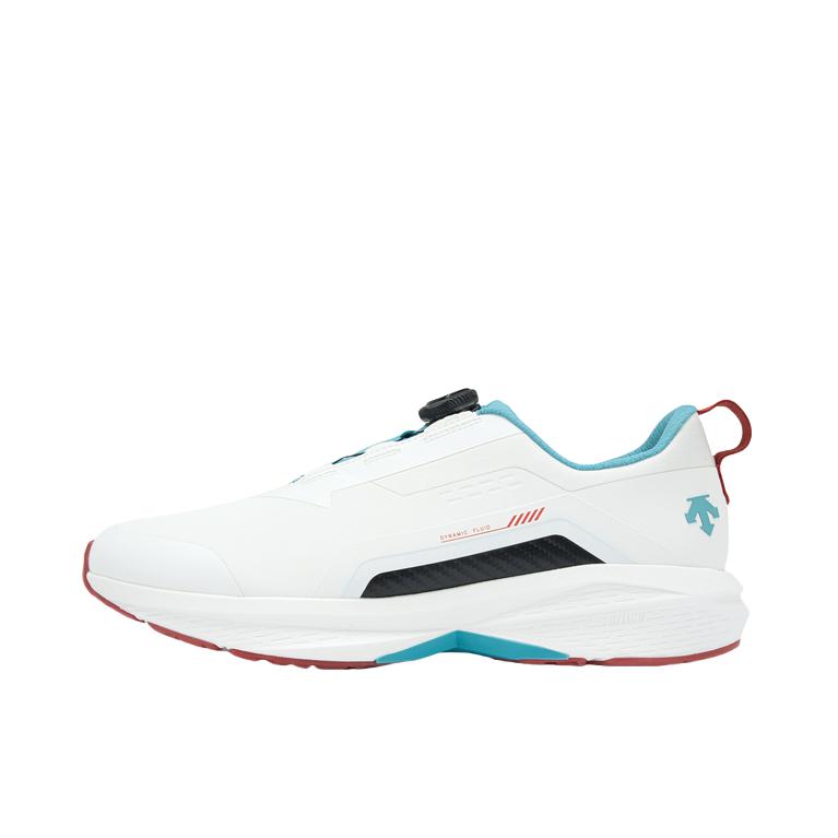 推荐商品：DESCENTE/迪桑特 防滑 厚底 系带 跑鞋 D4132RRN27 白色