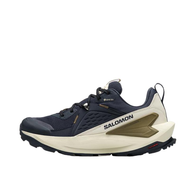 推荐商品：Salomon/萨洛蒙 Elixir GTX 防滑耐磨 缓震回弹 稳定支撑 防水抓地 户外 跑鞋 深夜蓝