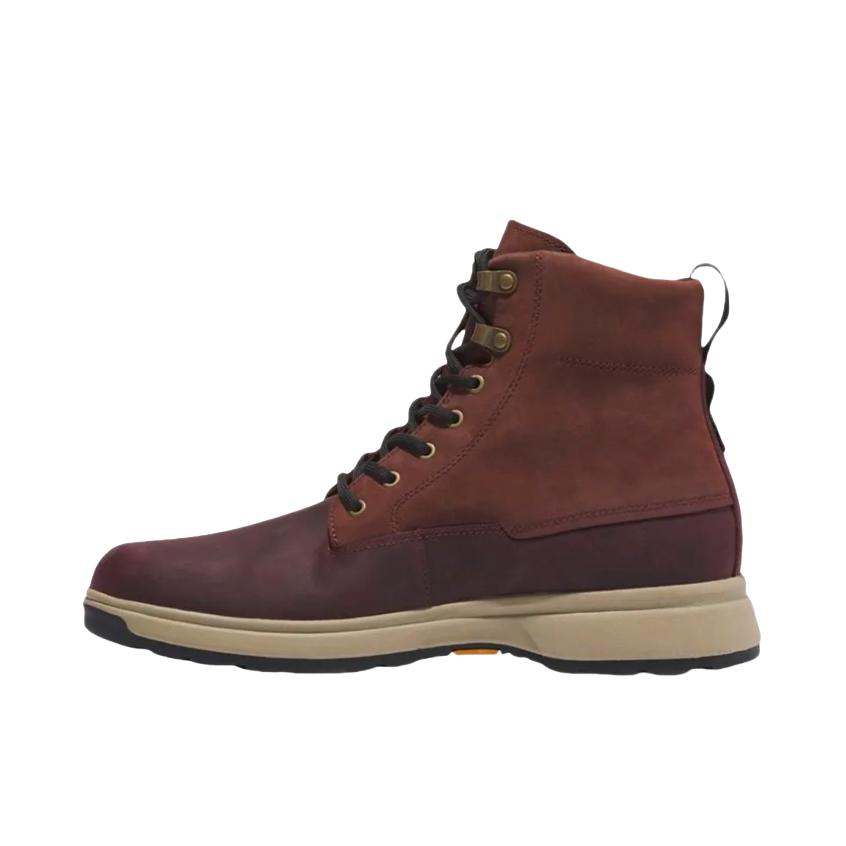 推荐商品：Timberland/添柏岚 ATWELLS AVE 厚底 圆头 马丁靴 酒红色