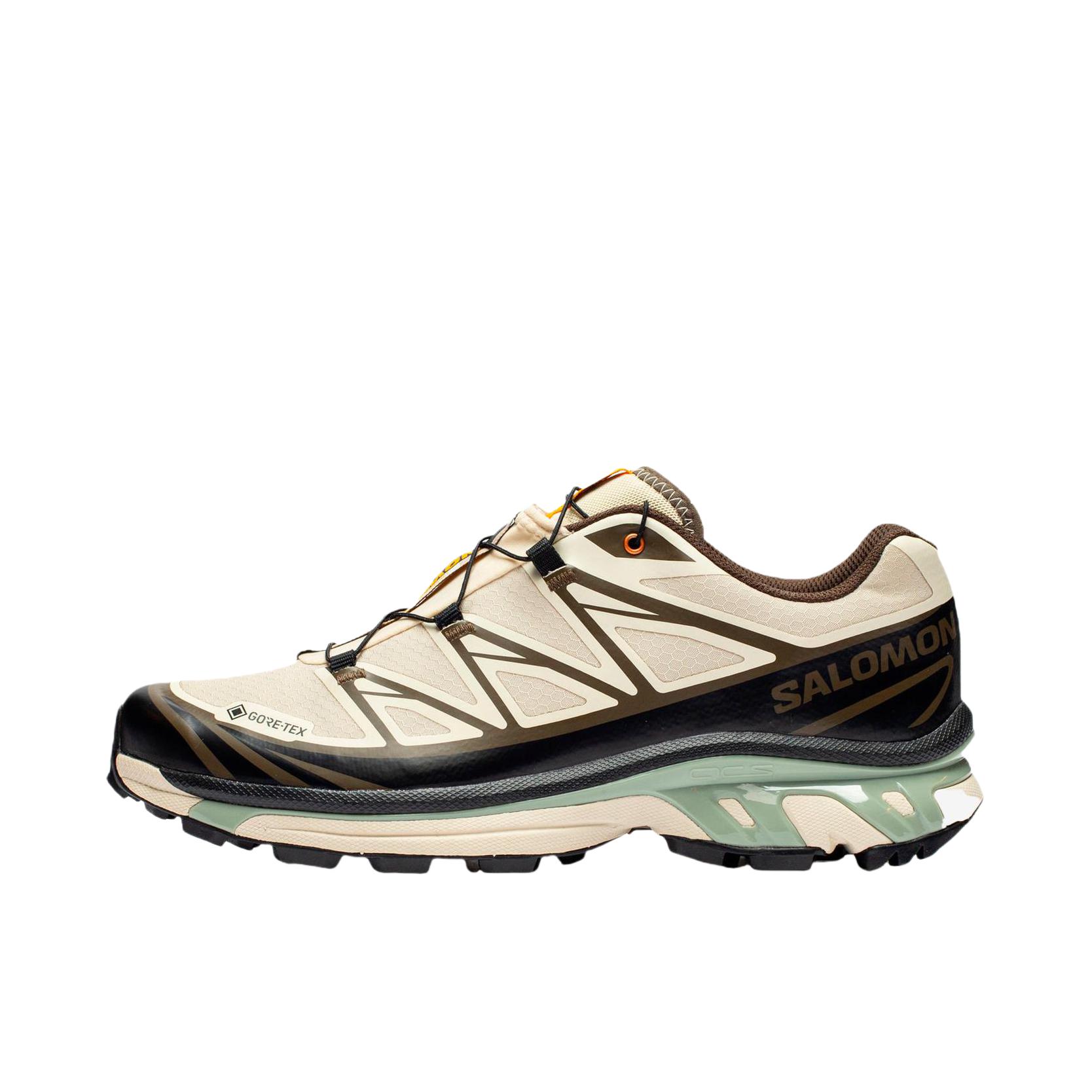推荐商品：Salomon/萨洛蒙 XT-6 GTX 户外休闲鞋 防水包裹性支撑百搭厚底抽绳 SNS联名/白色/黑色/棕色