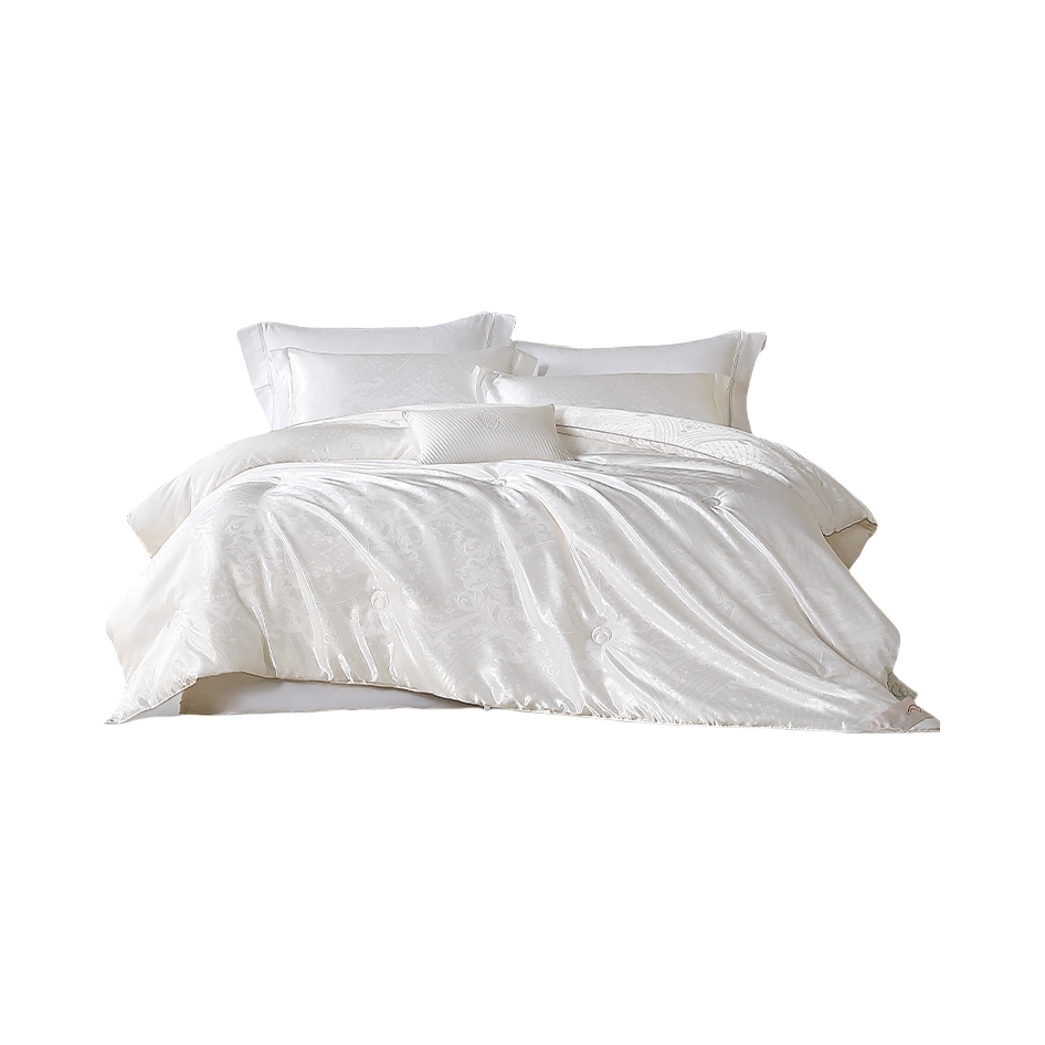 推荐商品：水星 A类 丝诺娜抗菌 涤纶被面 100%柞蚕丝春秋被