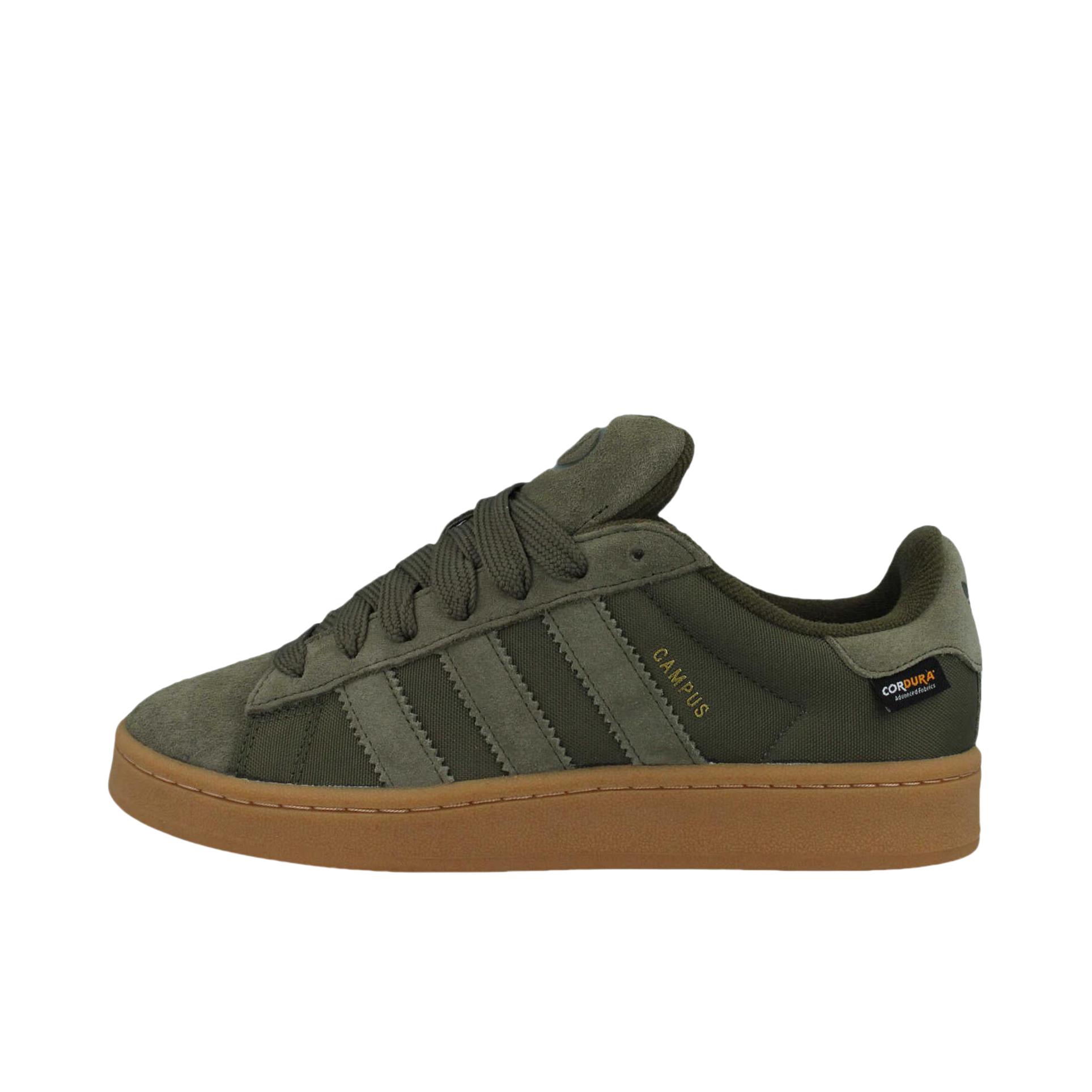 推荐商品：adidas Originals Campus 00s 板鞋 面包鞋 复古缓震透气轻便薄底贴合耐穿圆头包裹性平跟支撑 低帮/绿色