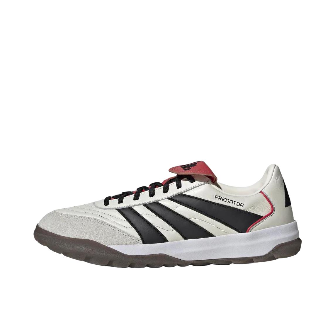 推荐商品：adidas PREDATOR FREESTYLE IN 入门 平底 防滑耐磨 足球鞋 白色/黑色