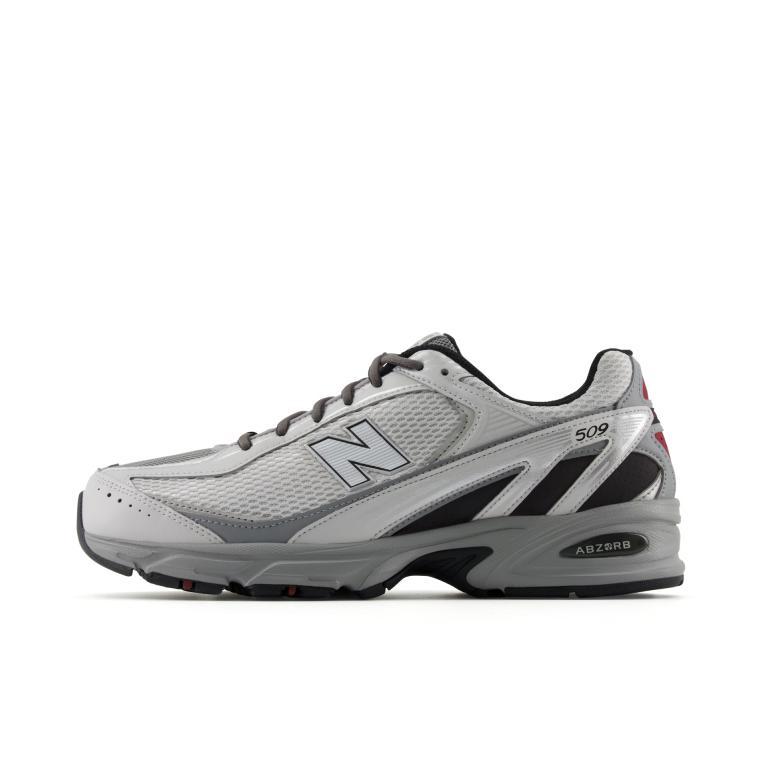 推荐商品：New Balance 509 跑鞋 防滑低帮休闲厚底贴合 D宽/灰白色/黑色/灰色