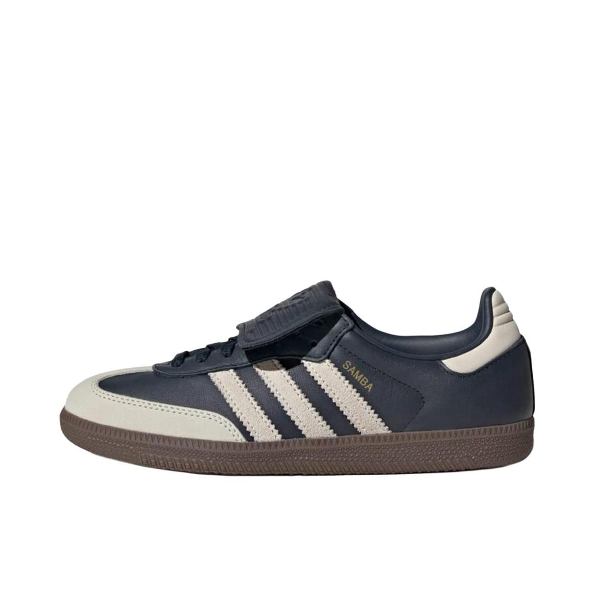 推荐商品：adidas Originals Samba LT T头鞋 德训鞋 板鞋 防滑耐磨薄底透气复古贴合圆头 深蓝色