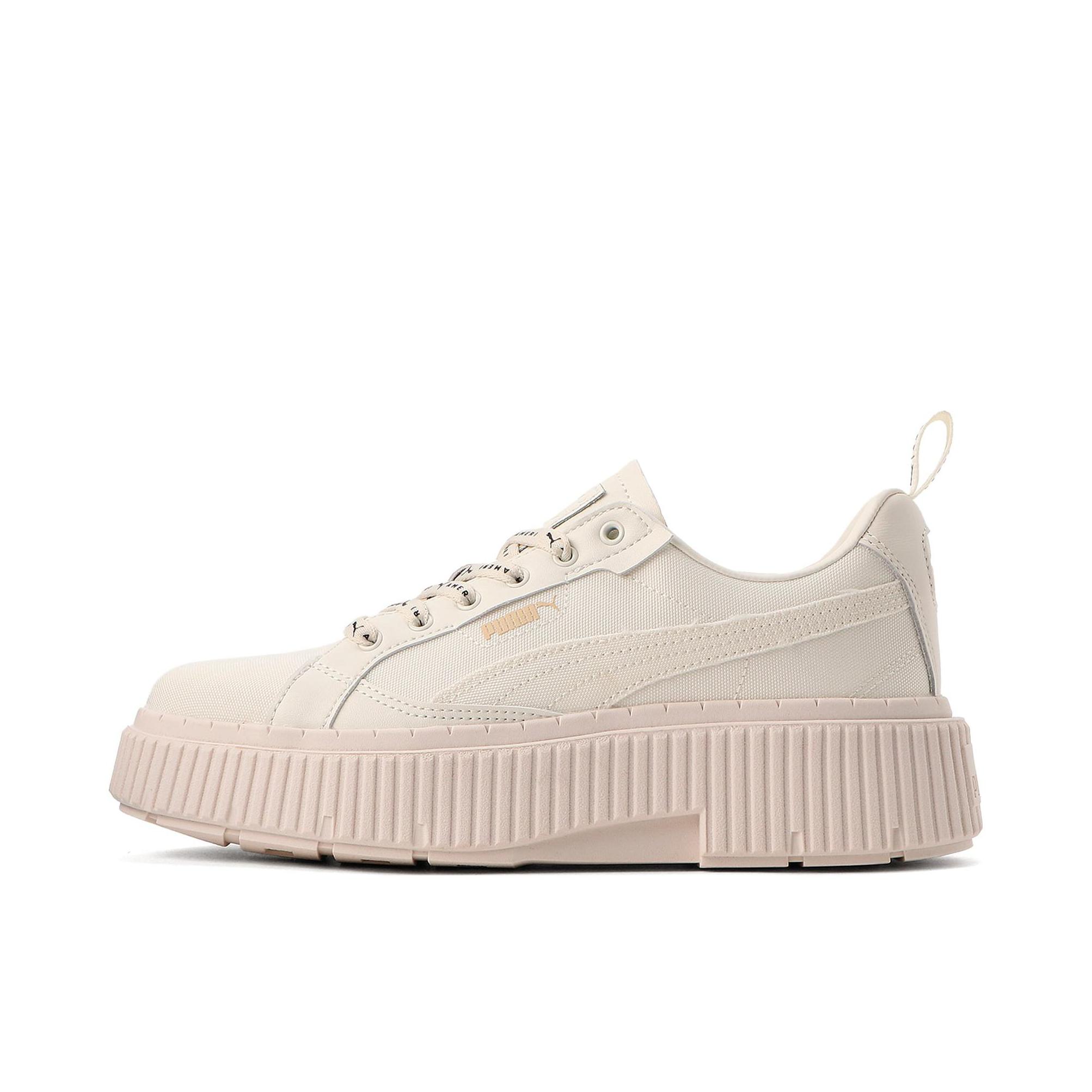 推荐商品：Puma/彪马 Dinara 防滑 低帮 系带 平跟 运动休闲鞋 AMERI联名/女款/米色/白色