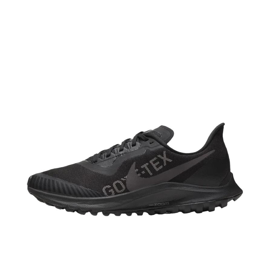 推荐商品：Nike Air Zoom Pegasus 36 跑鞋 缓震回弹网布透气防滑耐磨舒适轻便气垫织物支撑防水马拉松运动 GTX/黑色