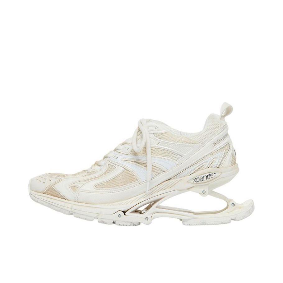 推荐商品：Balenciaga 巴黎世家 X-Pander 防滑耐磨 网布透气 减震 时尚 织物 老爹鞋 女款/米白色