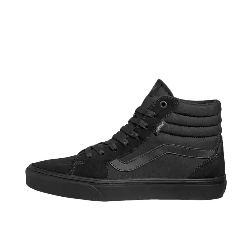 推荐商品：Vans/范斯 Filmore 高街风 防滑耐磨 轻便透气 舒适 百搭潮流 复古 简约美式 帆布鞋 板鞋 纯黑色