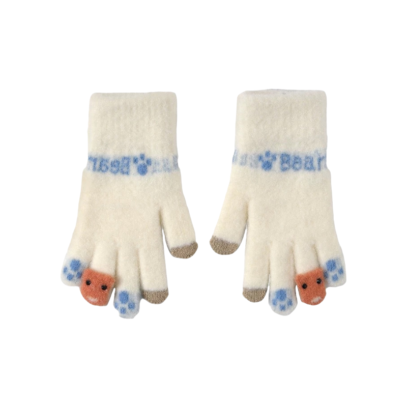 推荐商品：JKEM 24AW加绒五指腈纶绒线手套 HS-ST014