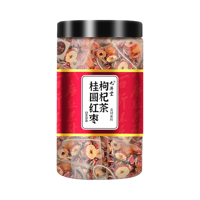 推荐商品：九济堂 桂圆红枣枸杞茶 罐装 补气花果茶