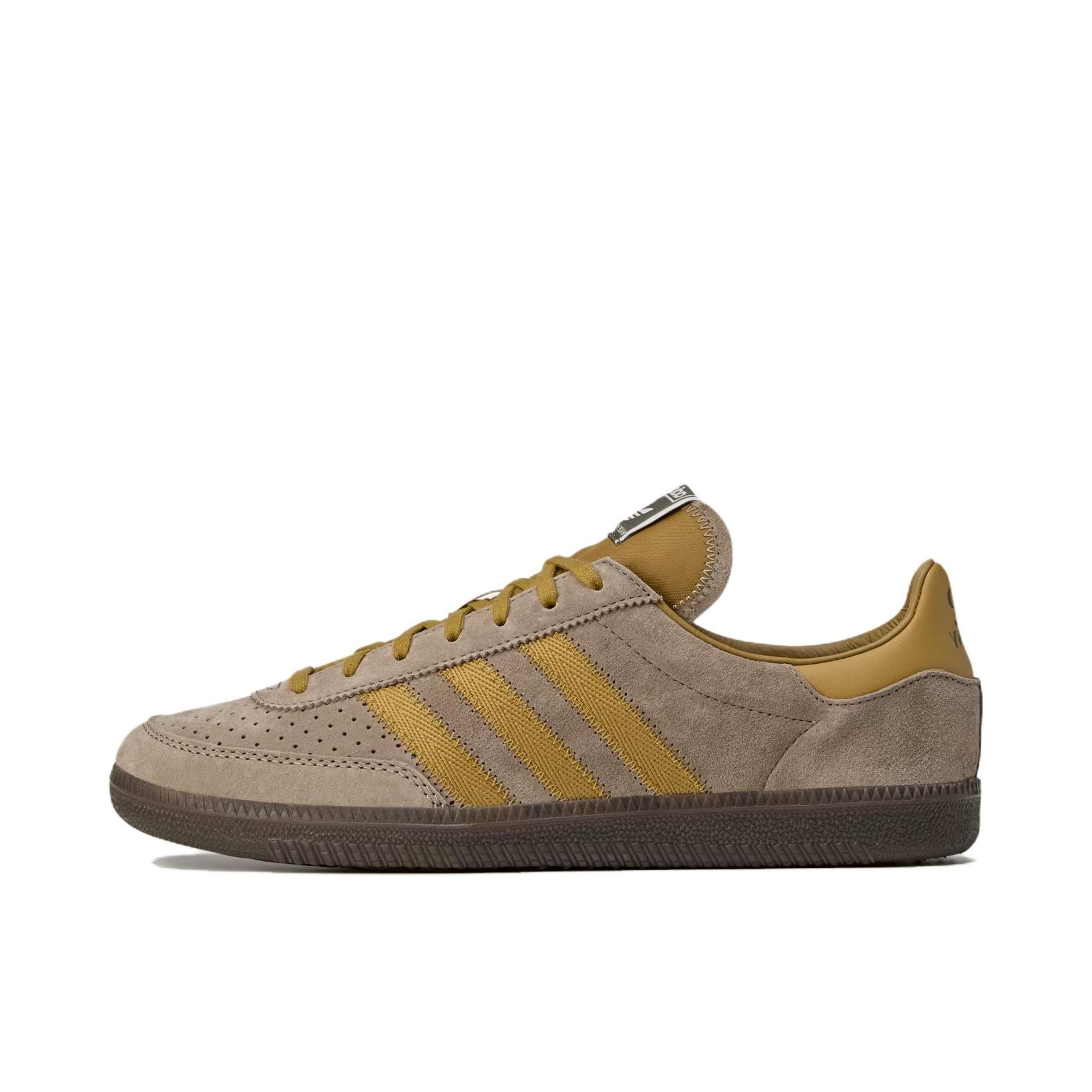 推荐商品：adidas Wimberly Spezial 秋冬系列 防滑耐磨 舒适轻便 运动休闲鞋 C.P. Company联名/黄褐色/棕黄色/汉玉白