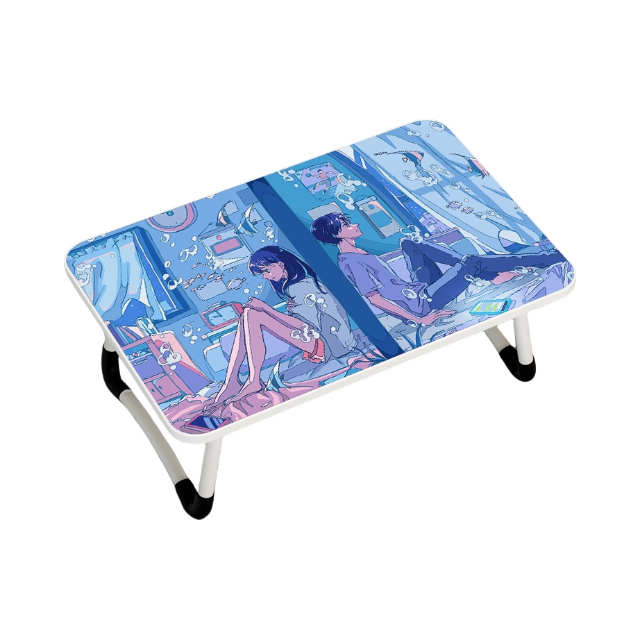 推荐商品：逍望 动漫二次元系列 平面款 可折叠 便捷床上电脑桌