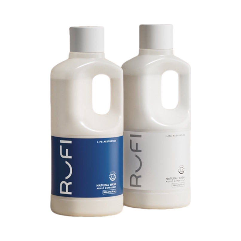 推荐商品：RUFI 持久留香护衣护色 洗衣液 500ml/瓶 多香型组合装 高定香氛清香芳香去异味不伤衣小鹿香实惠装囤货装