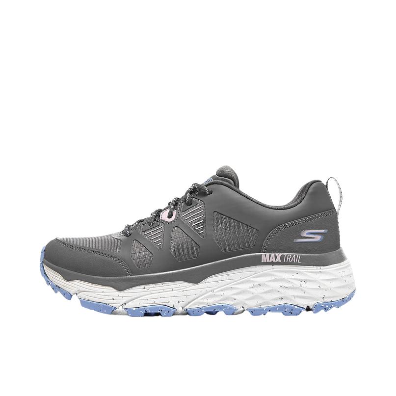 推荐商品：Skechers/斯凯奇 星迈 悦野 跑鞋 徒步鞋 户外鞋 网布舒适缓震防水防滑耐磨增高简约百搭稳定弧科技 女款/灰色/蓝色