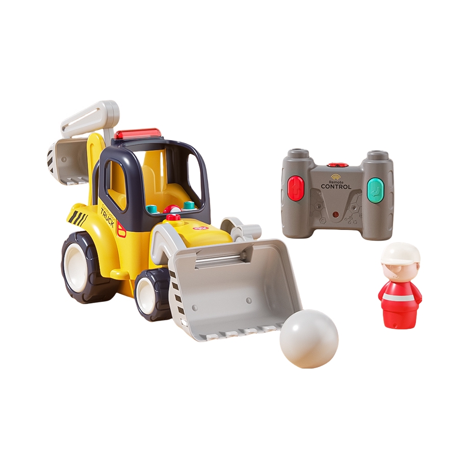 推荐商品：汇乐 遥控工程车挖掘机汽车模型 儿童玩具