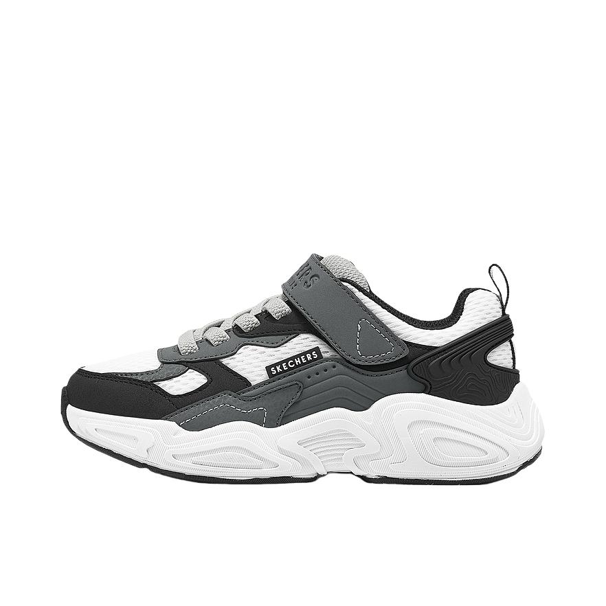 推荐商品：Skechers/斯凯奇 休闲 搭扣 舒适 日常 魔术贴 运动鞋儿童 310930L 大童/灰色/黑色