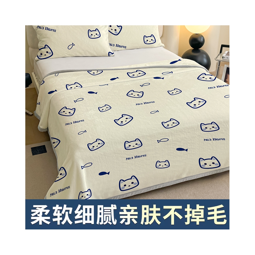 推荐商品：NEIGHBORIN THE FLOWER/花舍 20200712 牛奶绒 绒软亲肤毛毯