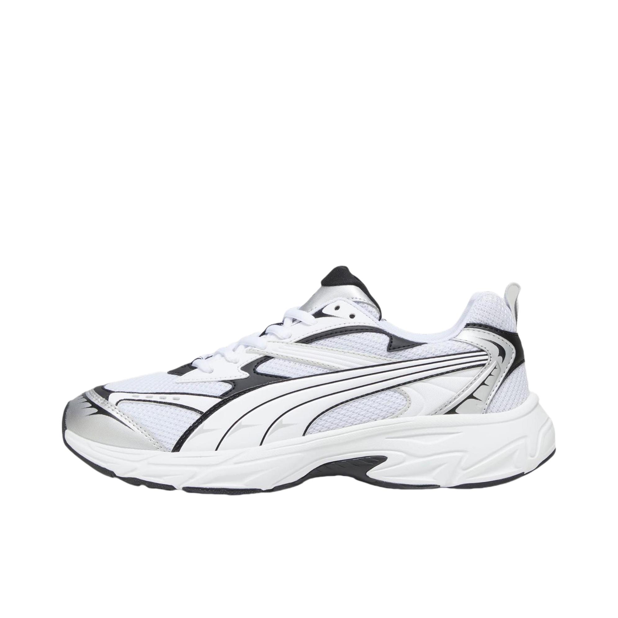 推荐商品：Puma/彪马 Morphic 运动休闲鞋 防滑耐磨轻便网面透气舒适百搭复古圆头 白色/黑色/银色