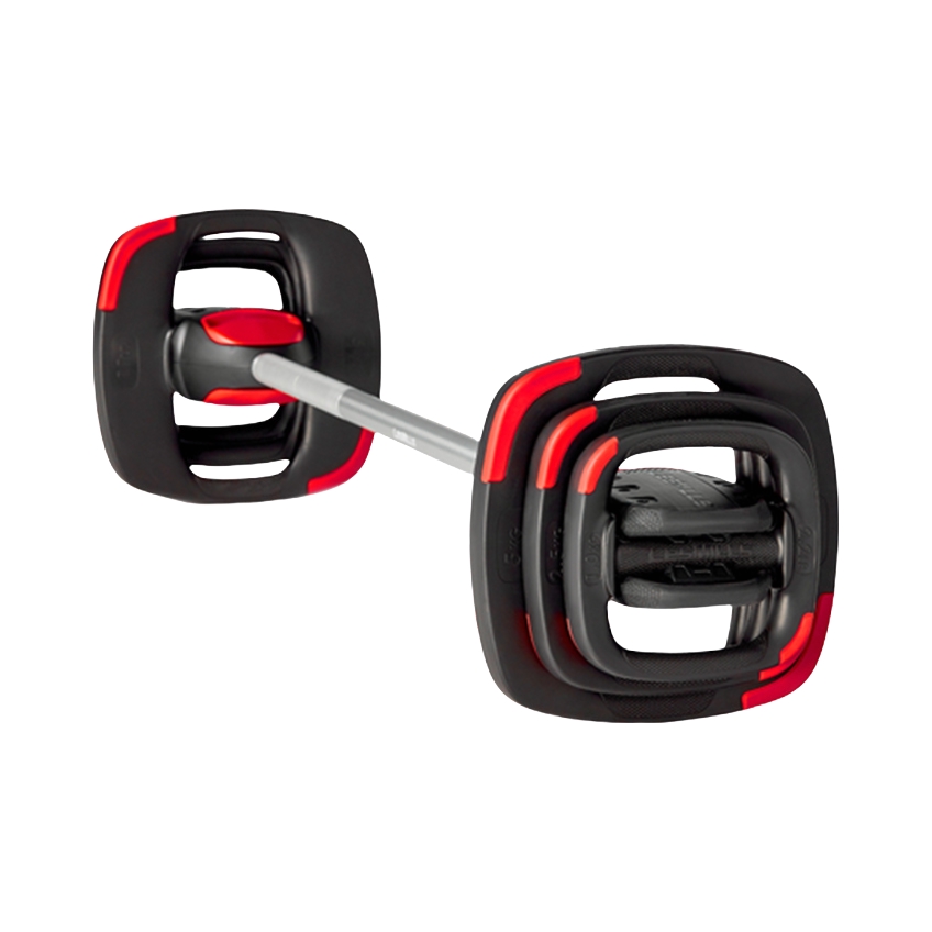 推荐商品：莱美 健身 练臂肌 举重器械 包胶 杠铃