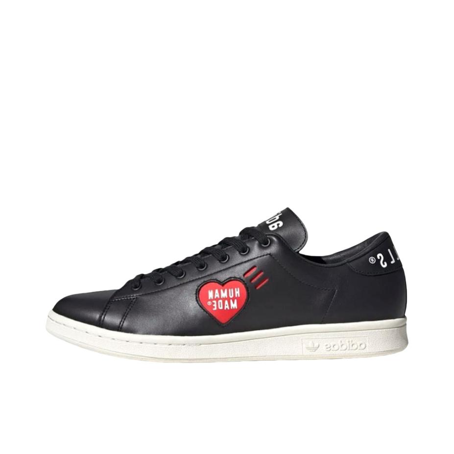 推荐商品：adidas Originals Stan Smith 板鞋 减震透气轻便低帮包裹性 Human Made联名/黑色/红色