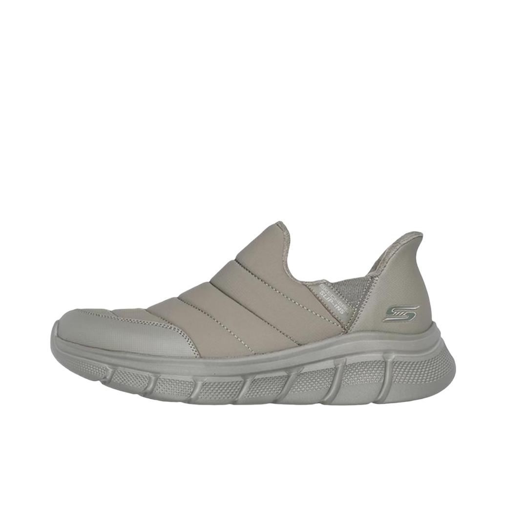 推荐商品：Skechers/斯凯奇 保暖加绒 舒适减震 防滑耐磨 一脚蹬 运动休闲鞋 118318 灰色