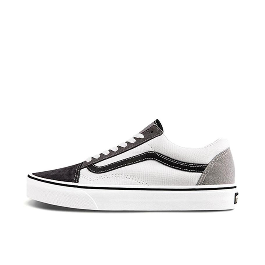 推荐商品：Vans/范斯 Old Skool 滑板鞋 板鞋 轻便防滑复古舒适经典 灰色/白色/黑色