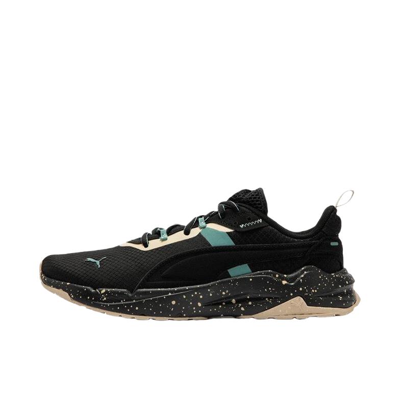 推荐商品：Puma/彪马 Stride 防滑耐磨 舒适百搭 网面 运动休闲鞋 黑色/燕麦色/灰蓝
