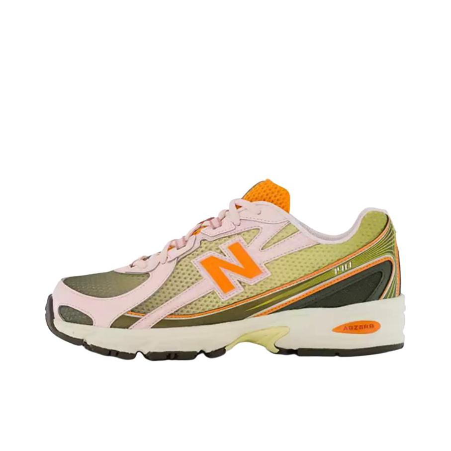 推荐商品：New Balance 740 跑鞋 增高防滑耐磨透气低帮系带拼接圆头千禧风贴合支撑耐穿 CNCPTS联名/宽版/绿色