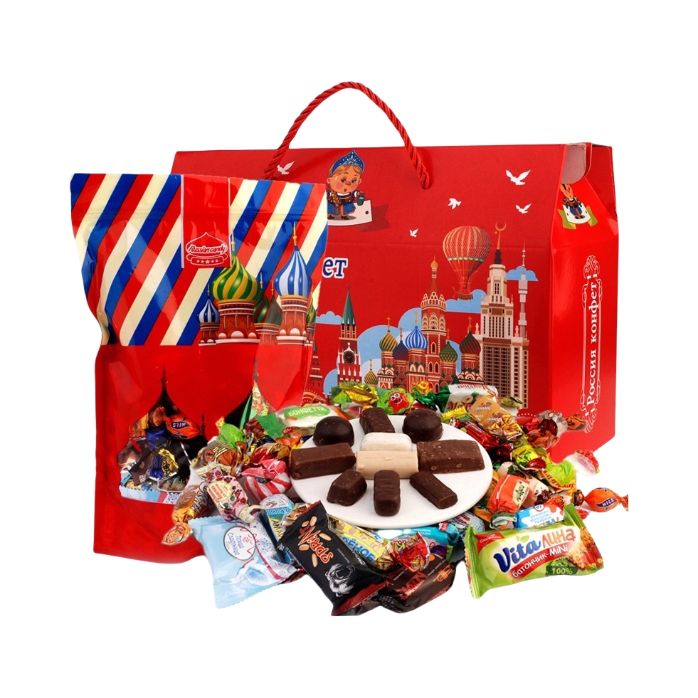 推荐商品：斯拉夫 俄罗斯巧克力 糖果礼盒