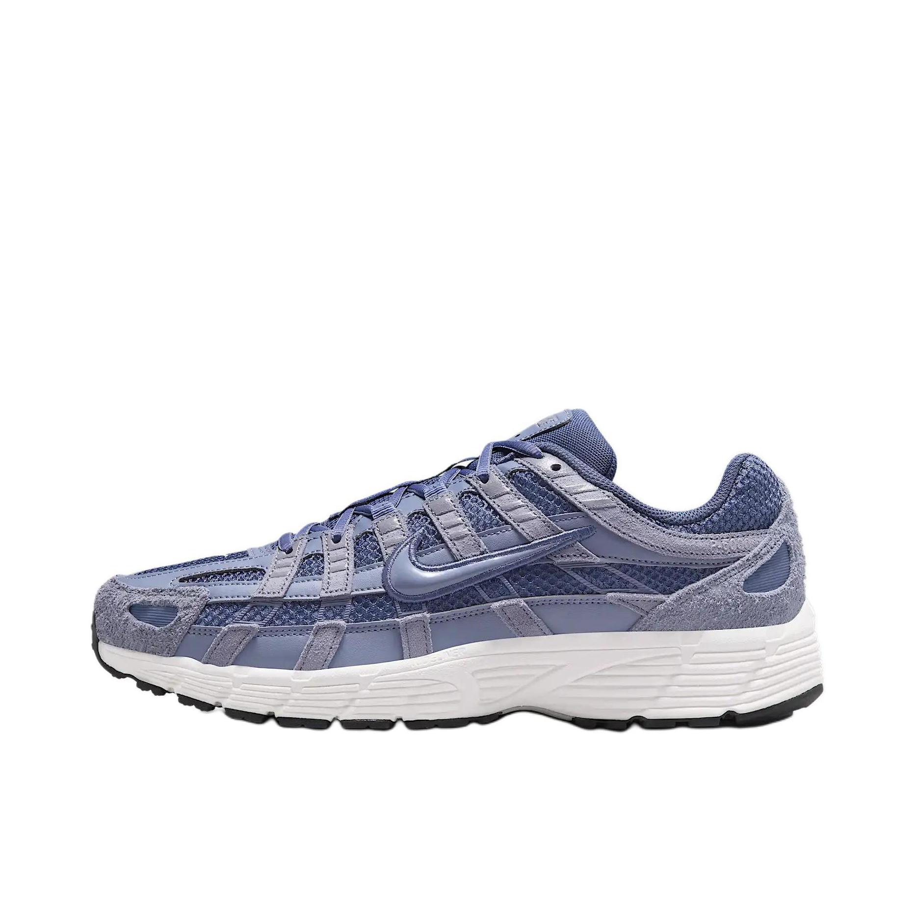 推荐商品：Nike P-6000 CNPT 运动休闲鞋 机能风跑鞋风舒适缓震防滑耐磨时尚潮流复古贴合网面支撑圆头 深蓝色/白色
