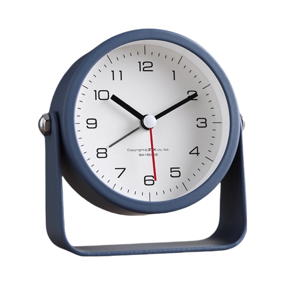 推荐商品：尊奈尔 电池款 桌面小闹钟台式钟表学生用 SA150-EK-SLA-J