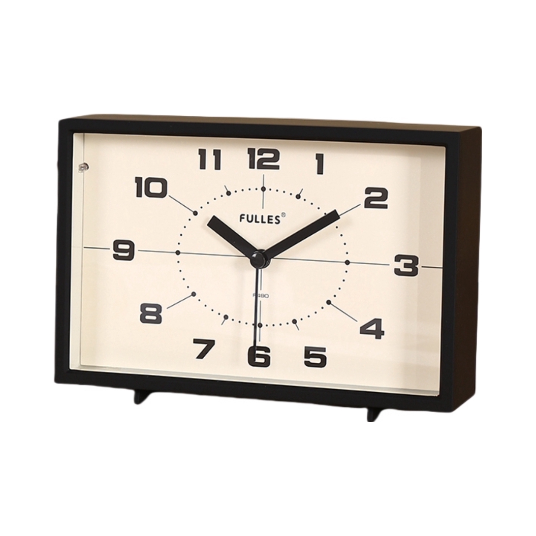 推荐商品：尊奈尔 电池款 桌面小闹钟静音台式钟表 F490A-L