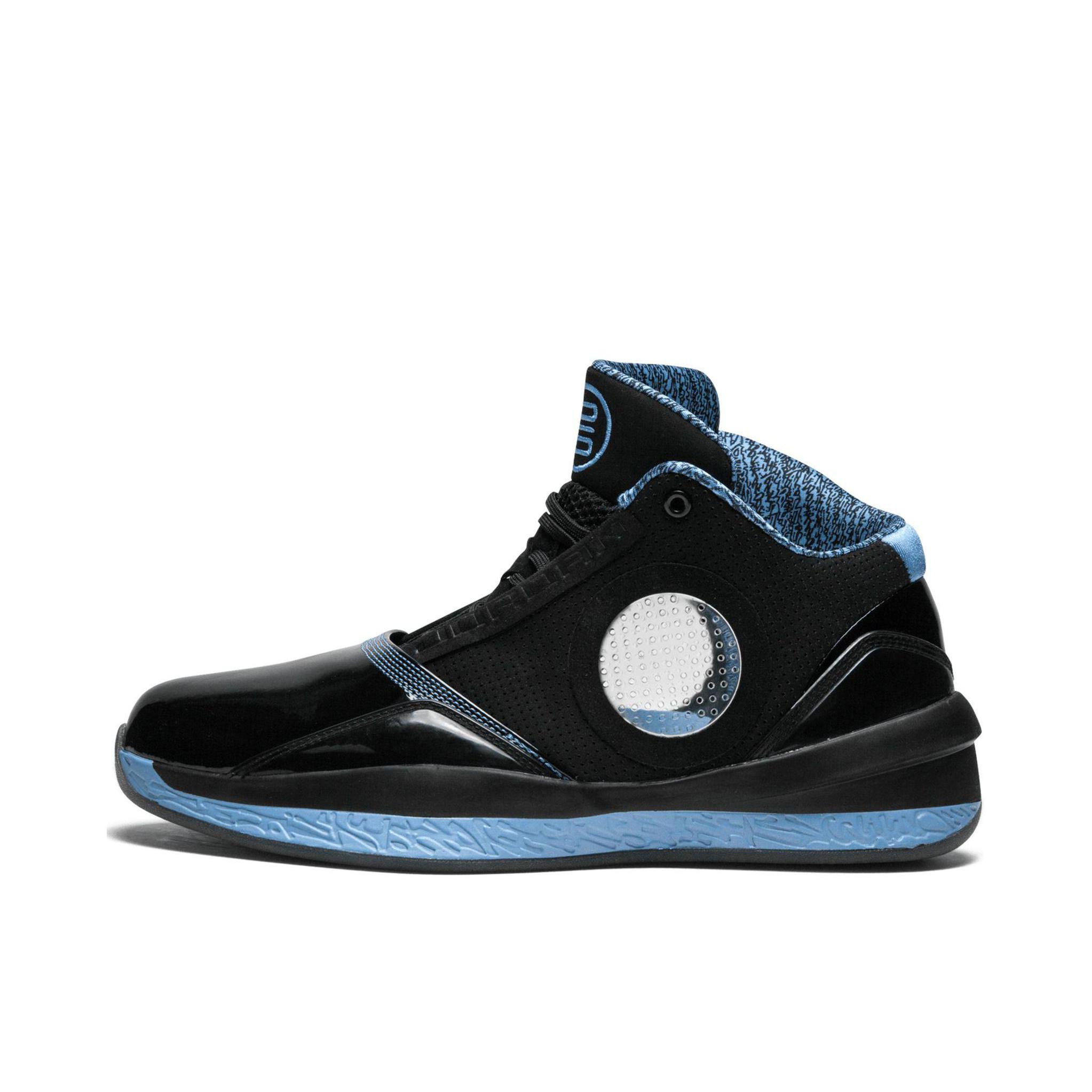 推荐商品：Air Jordan 2010 AJ25 篮球鞋 防滑 减震耐磨拼接织物合成革网布复古中帮 Black Uni Blue 黑蓝