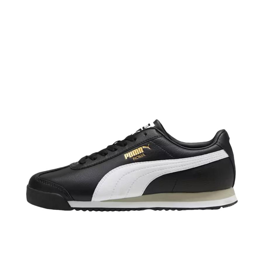 推荐商品：Puma/彪马 Roma Basic 防滑耐磨 轻便运动 复古 经典百搭 革面 德训 训练鞋 黑色/白色/金色 