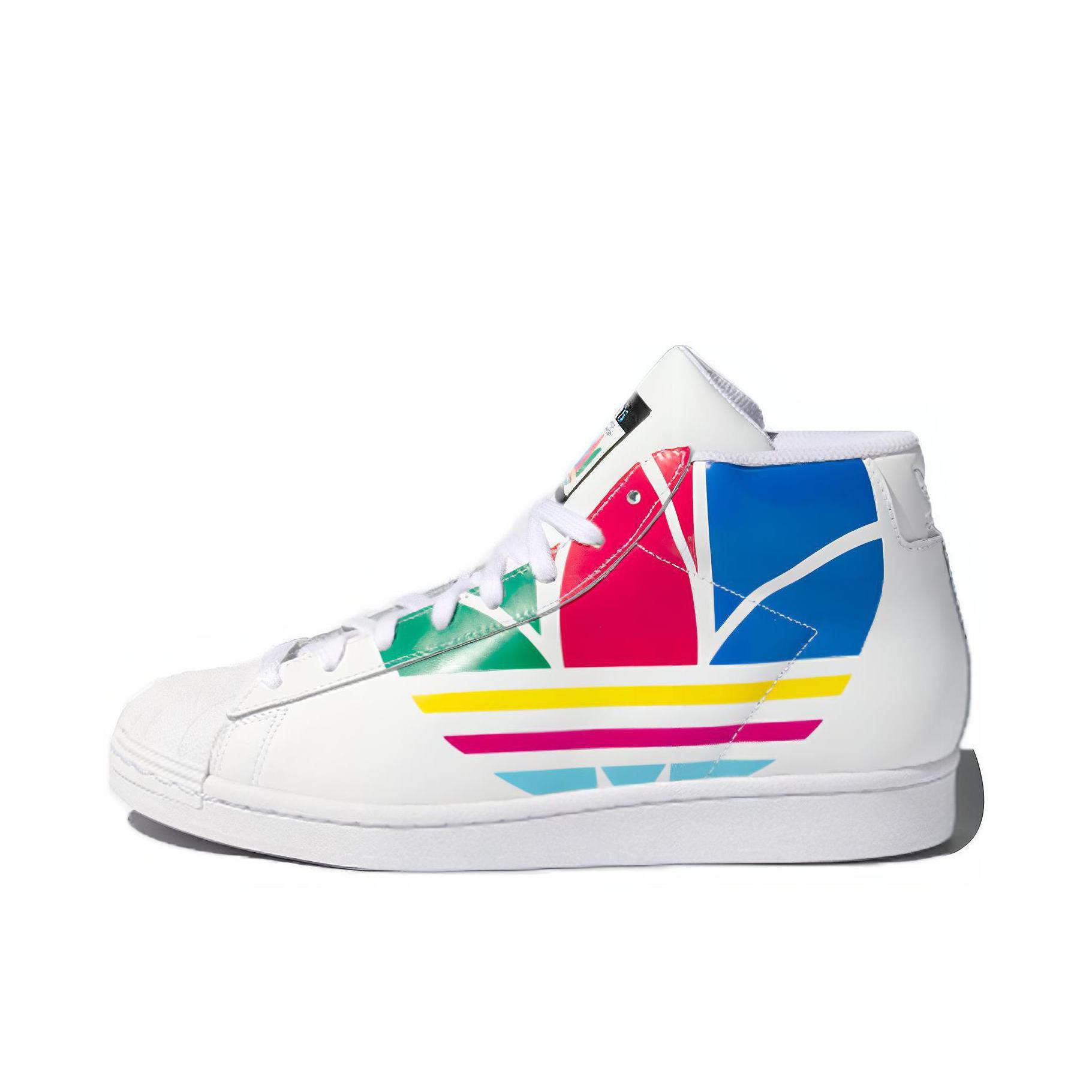 推荐商品：adidas Originals Pro Model 板鞋 时尚百搭休闲舒适透气防滑耐磨复古运动 白色/彩虹