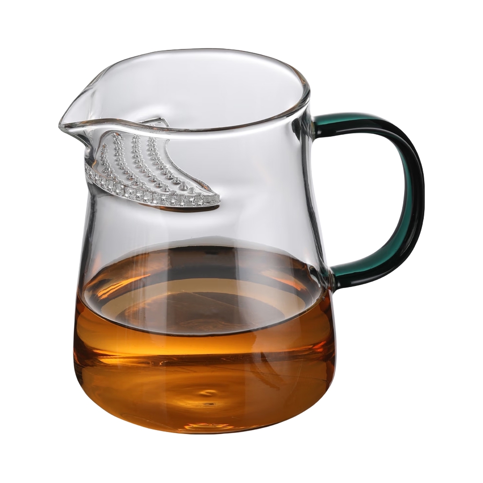 推荐商品：高茗 450ml 耐热玻璃 月落公道杯