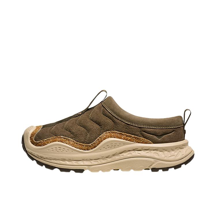 推荐商品：HOKA ONE ONE ORA PRIMO TP 运动休闲鞋 户外复古 橄榄色/橡木白