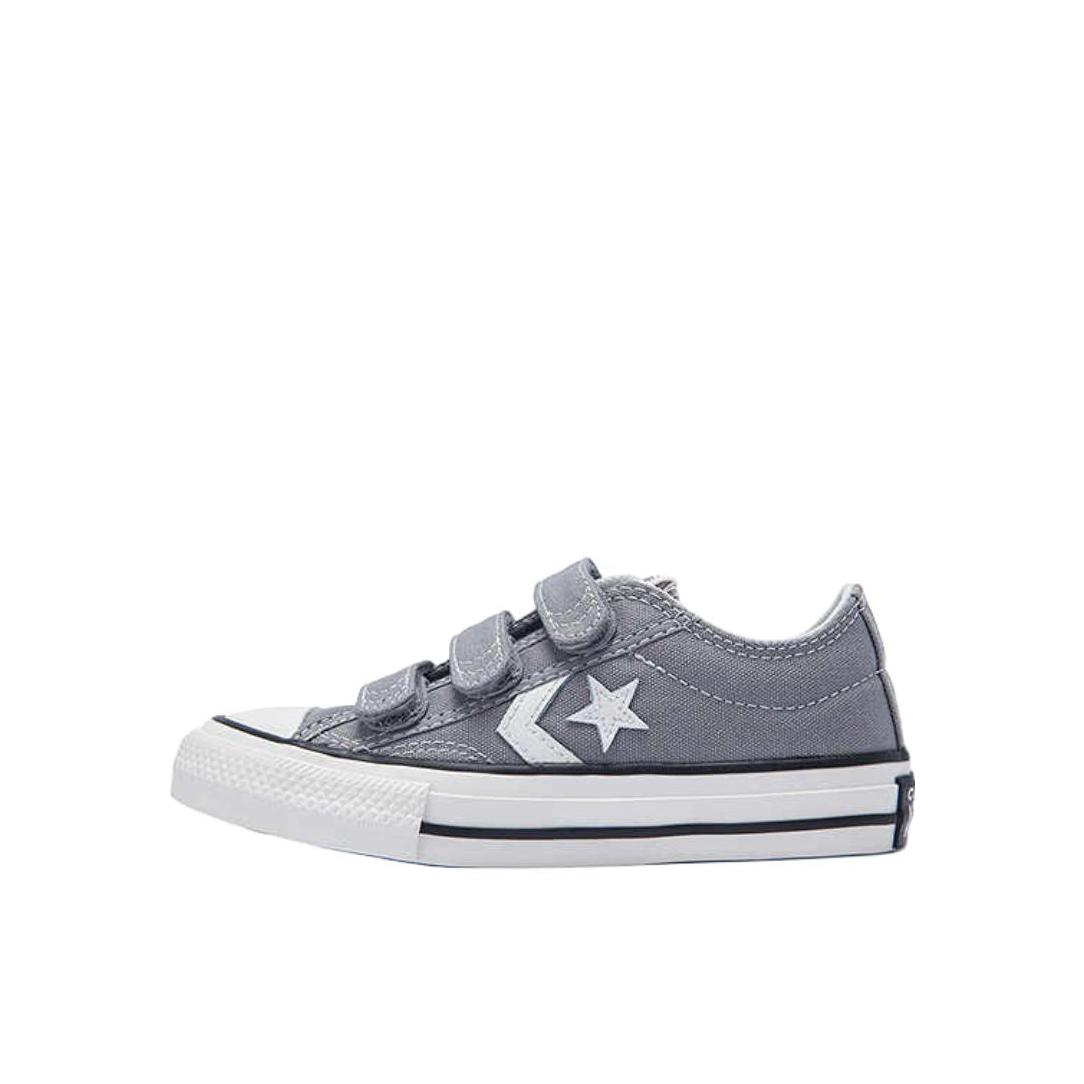 推荐商品：Converse/匡威 Star Player 76 舒适百搭 减震耐磨 魔术贴 帆布鞋儿童 小童/灰色