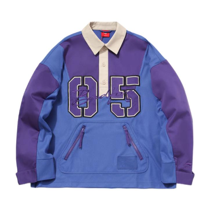 中国李宁 反伍BADFIVE 运动篮球系列情侣长袖Polo衫 男女同款 APLQ259