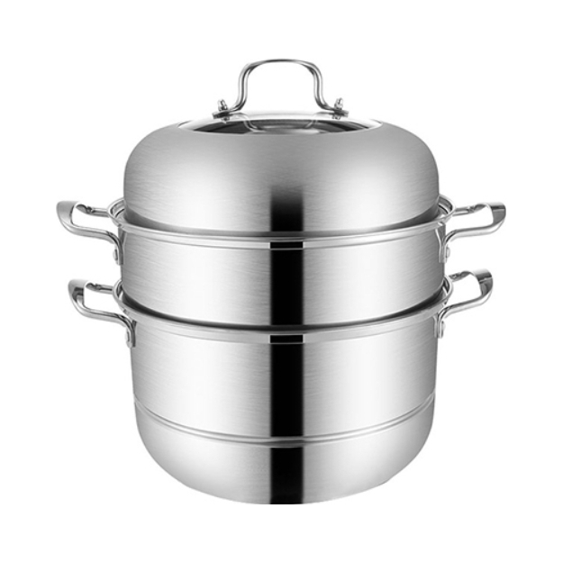 推荐商品：HANLE/ 翰乐 3L 多功能锅 不易生锈 独立蒸格 HL-2TC08